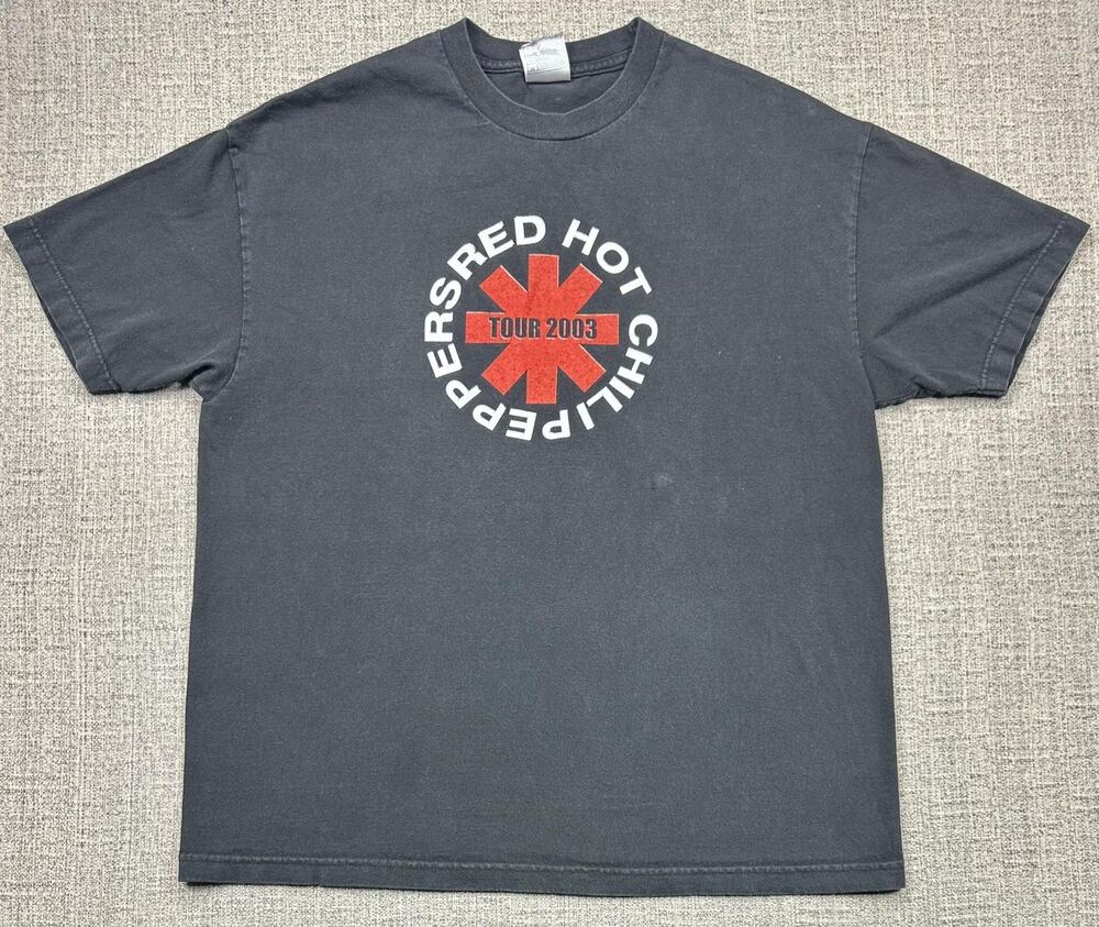 Vintage Red Hot Chili Peppers Shirt Sz L 2003 Tour Flaming Lips West Coast Y2K